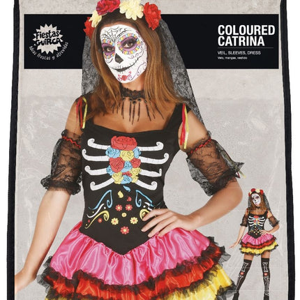 Disfraz de Catrina Halloween Mujer