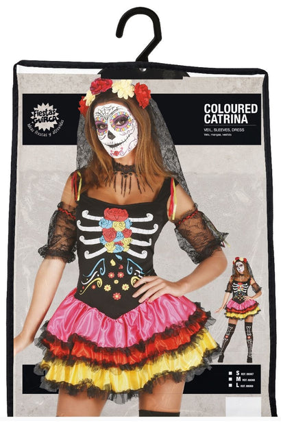 Disfraz de Catrina Halloween Mujer