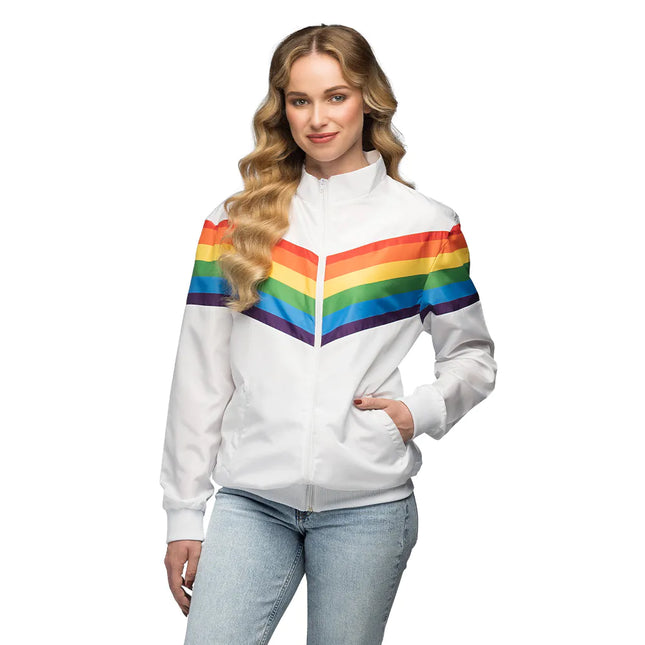 Chaqueta de entrenamiento Vintage Rainbow Babe