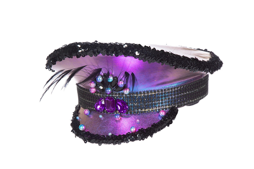 Gorra Burning Man morada