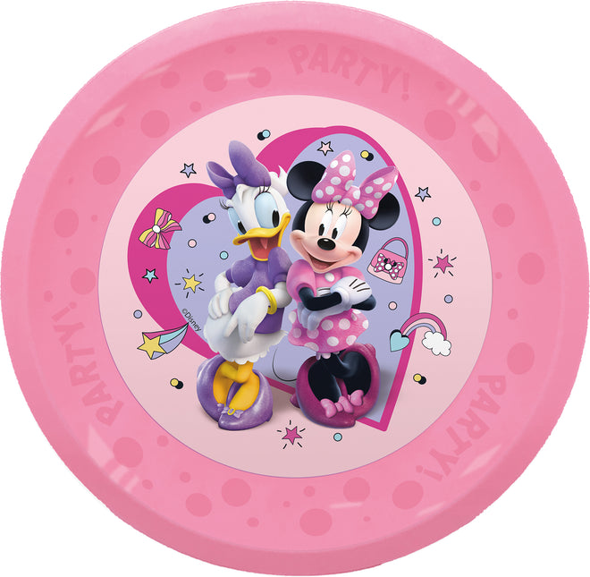 Minnie Mouse Platos Reutilizables 21cm 4pcs