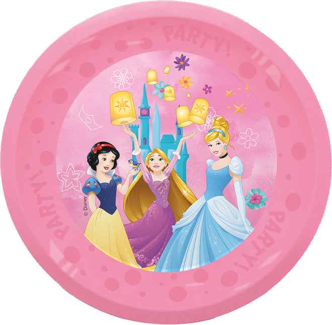 Platos Reutilizables Princesas Disney 21cm 4pcs