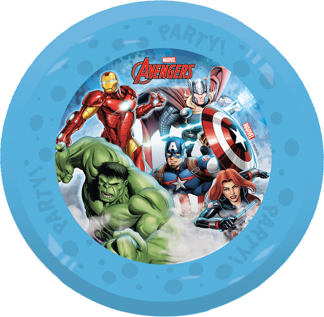 Avengers Platos Reutilizables 21cm 4pcs