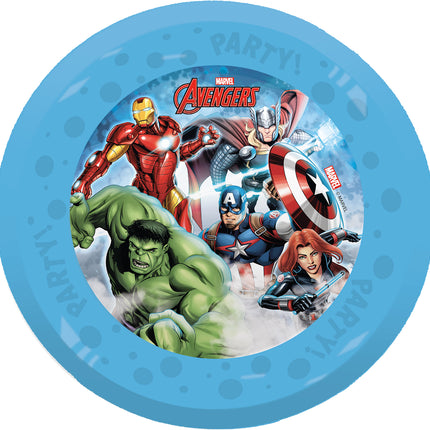 Avengers Platos Reutilizables 21cm 4pcs