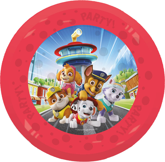 Paw Patrol Platos Reutilizables 21cm 4pcs