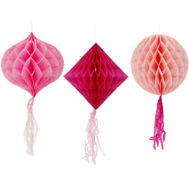 Panales Rosa 30cm 3pcs