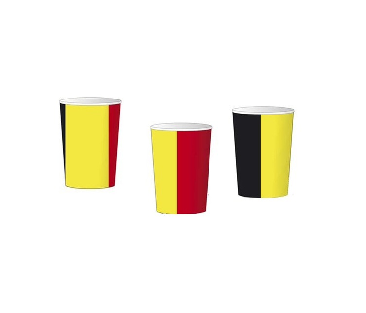 Vasos Bélgica 250ml 8ud