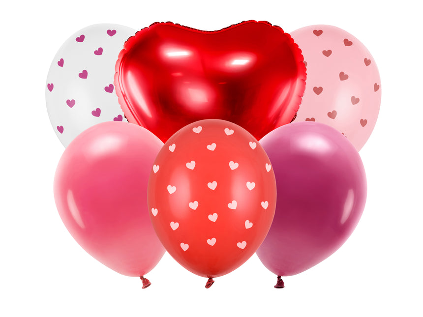 Juego de globos Be mine valentine, mix