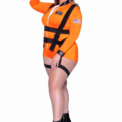 Astronauten Pak Nasa Dames Plus Size Leg Avenue - Partywinkel - 714718563770