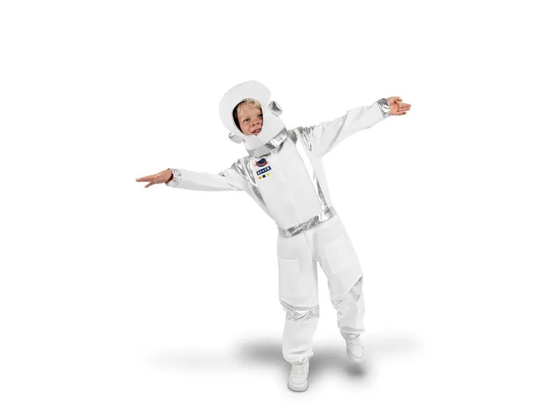 Astronautenkostuum, wit, maat 116 - 128 cm - Partywinkel - 5904555059962