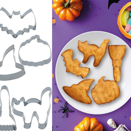 Moldes para galletas de Halloween 5pcs