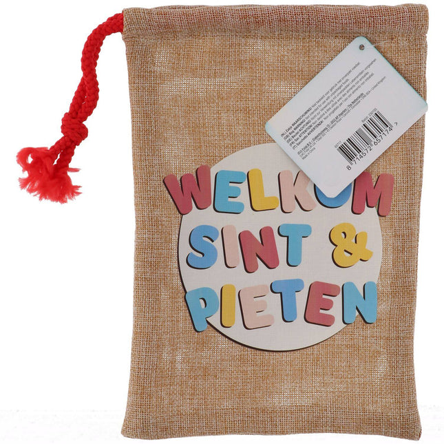 Bolsa de mano Welcome Saint y Pieten Jute