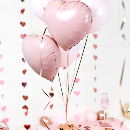 Balloon weight Hearts, rose gold - Partywinkel - 5904555020245