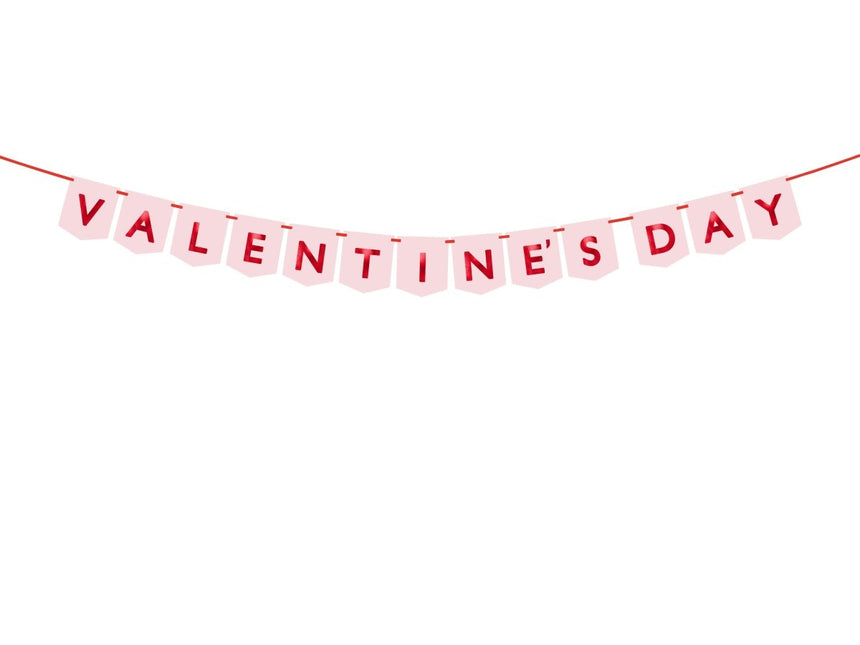 Banner Valentines Day, 150x13 cm, mix - Partywinkel - 5904555012042