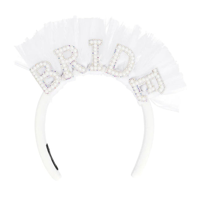 Bride Haarband Wit - Partywinkel - 8712026014566