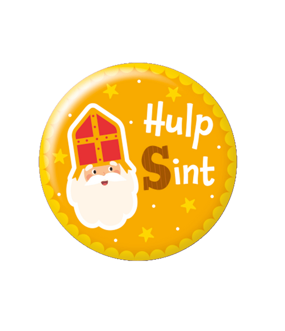 Botón Sinterklaas Ayuda Santo 5,5cm