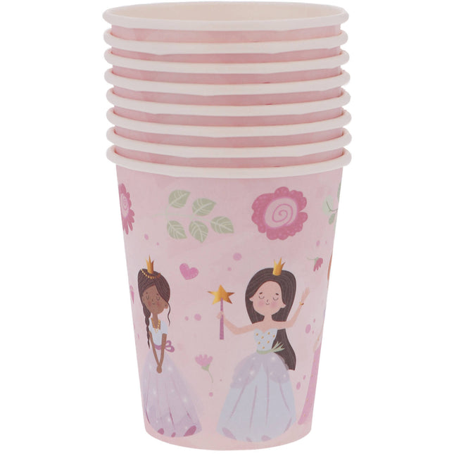 Vasos - Pretty Princess - 250 ml - 8 piezas