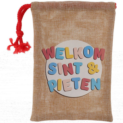 Bolsa de mano Welcome Saint y Pieten Jute