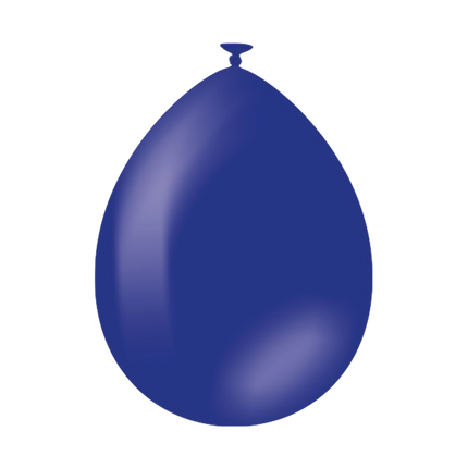 Donkerblauwe Ballonnen 30cm 50st - Partywinkel - 8716764243240