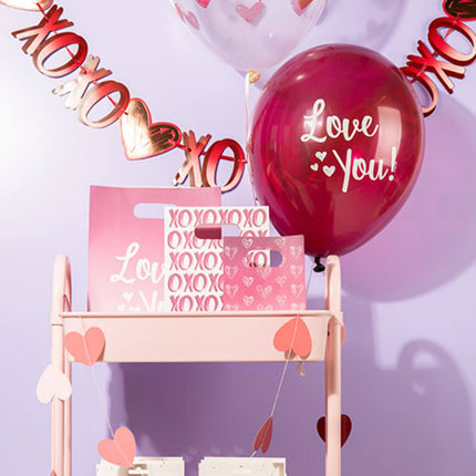 ¡Globos "Love You! Mix Rosa 33cm - 6 piezas