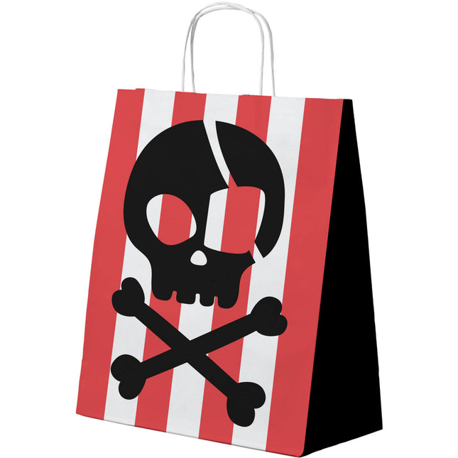 Bolsas de regalo - Fiesta Pirata - 20 x 27 cm - 6 unidades