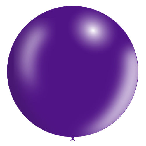 Globo Gigante Morado XL Metálico 91cm