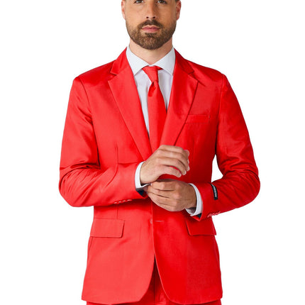 Traje Rojo Hombres Suitmeister