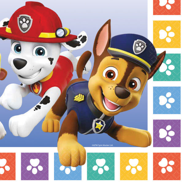 Paw Patrol Servilletas Papel 33cm 16pcs