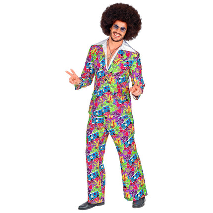 Traje Disco Color Hombre