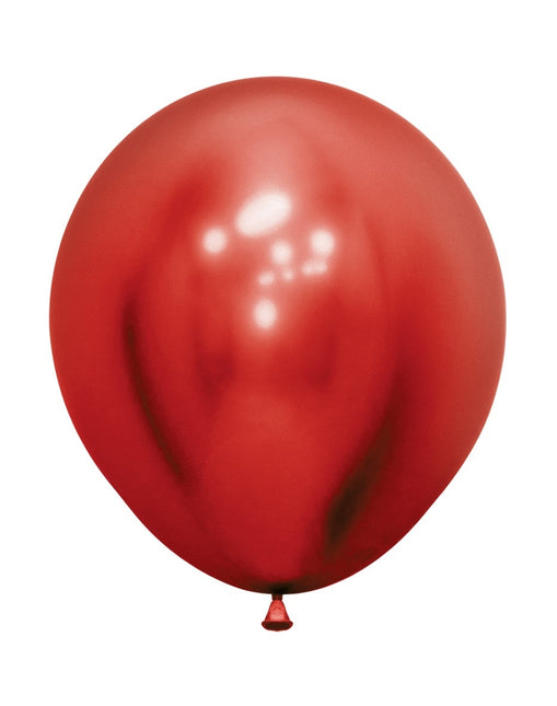 Globos Reflex Rojo 45cm 6pcs