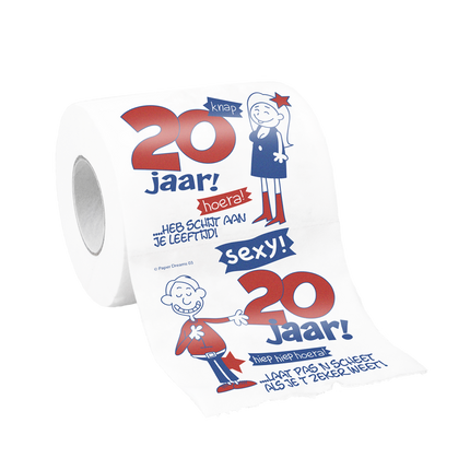 Papel higiénico 20 años