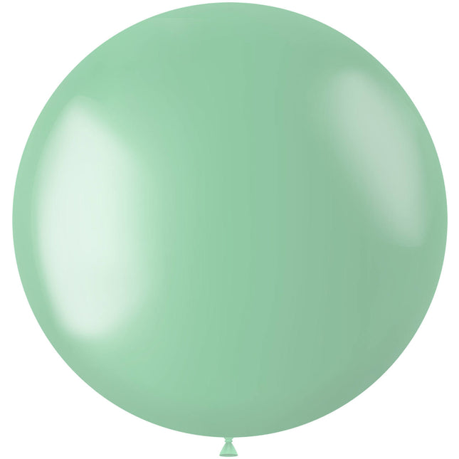 Globo Verde Menta Metalizado 80cm