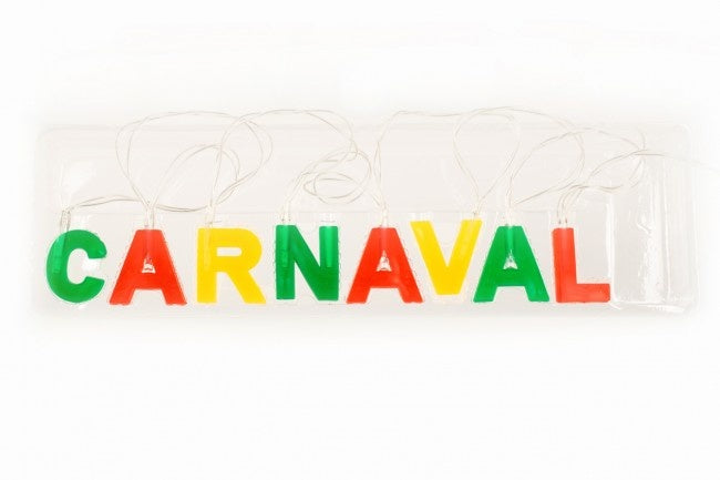 Fular Letra Carnaval Rojo Amarillo Gr