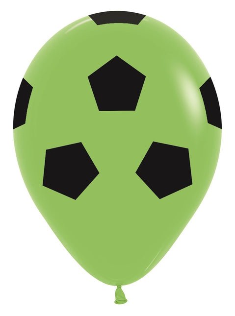 Globos Fútbol Mix 30cm 25pcs