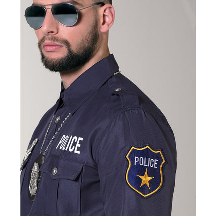 Blusa de policía para hombre