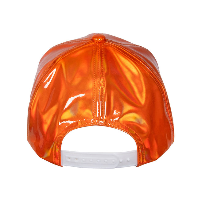 Gorra Naranja Holográfica Ajustable