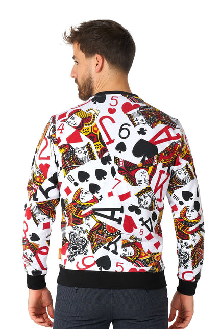 Sudadera de cartas de casino para hombre OppoSuits