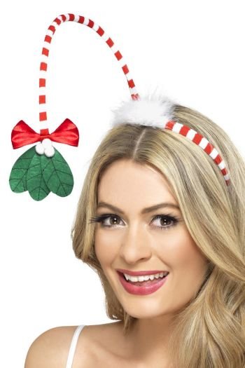 Diadema de Navidad a rayas