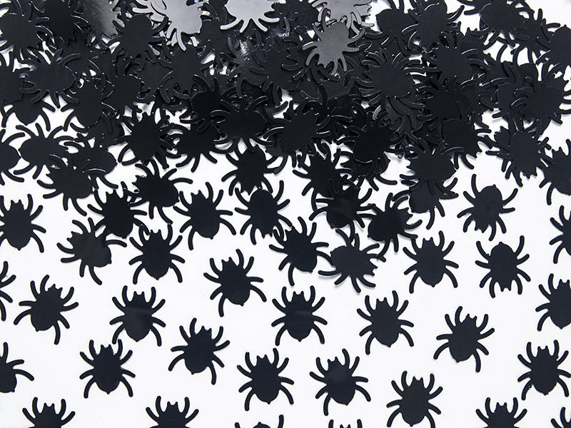 Confeti de Halloween Arañas 1.2cm 15gr