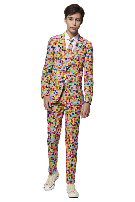 Fiesta Confeti Traje Niño Adolescente OppoSuits