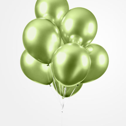 Globos Verdes Brillantes 30.5cm 100pcs