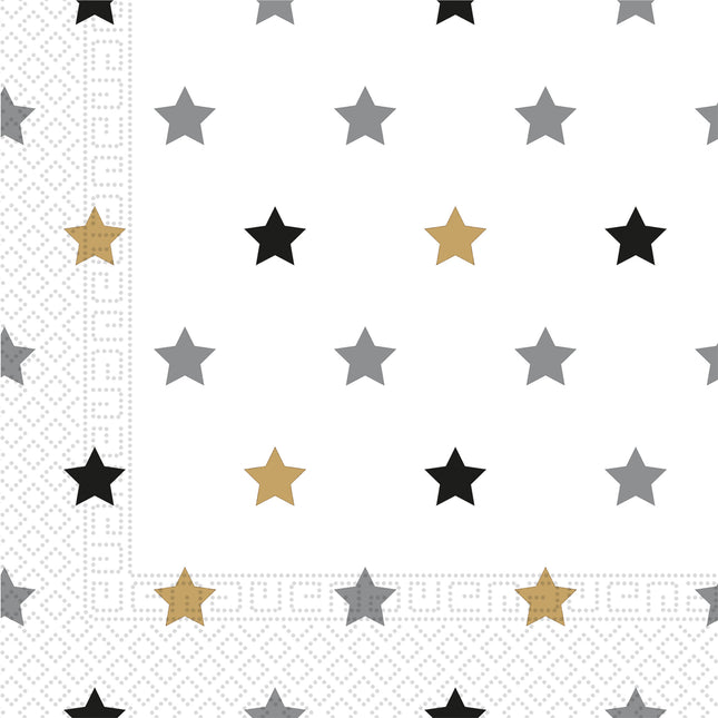 Servilletas de Cumpleaños Milestone Stars 33cm 20pcs