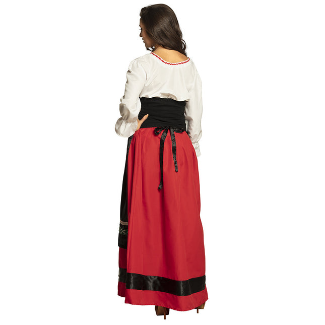 Vestido Dirndl Oktoberfest Negro