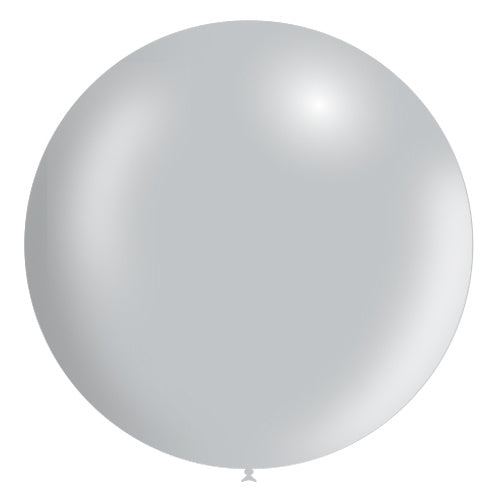 Globo Gigante Plateado XL Metálico 91cm