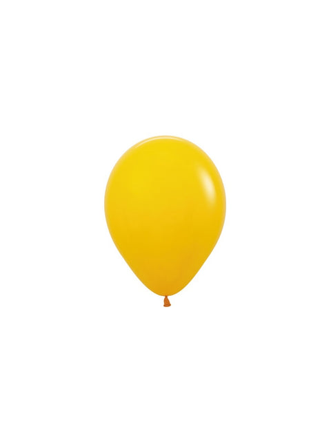 Globos Miel Amarillo 12cm 50pcs