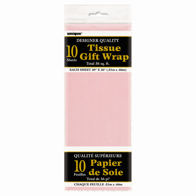 Papel Secante Rosa 31cm 10pcs