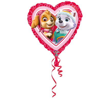 Globo de Helio Paw Patrol Corazón Vacío 43cm