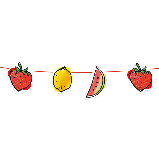 Banner Fruta Cartón 3m