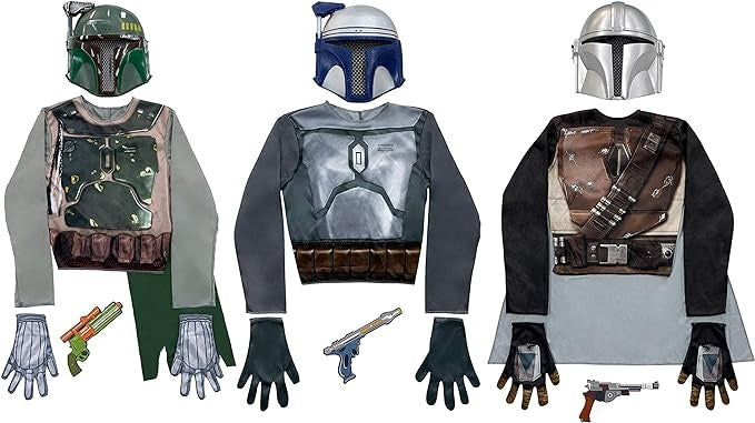 Set de Disfraces de Cazarrecompensas Star Wars 19 piezas