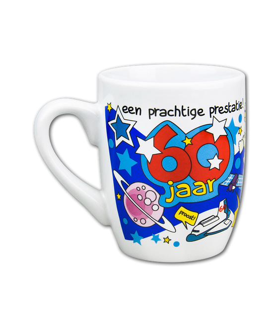 Taza 60 Años 12cm